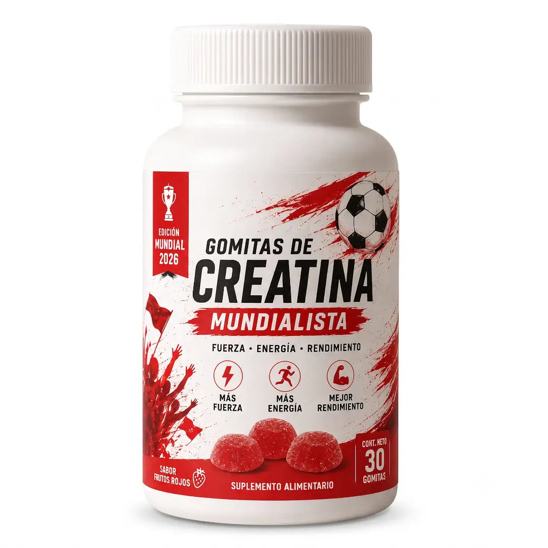Gomitas de Creatina Mundialista – Energía y Fuerza Sin Complicaciones