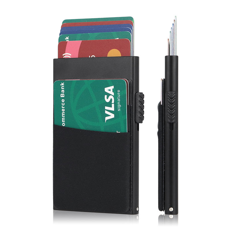 CarbonWallet™ Billetera Minimalista – Seguridad RFID y Diseño Slim