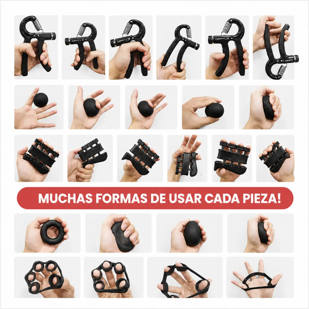 Kit IronGrip 5 en 1 - Ajustable hasta 60kg